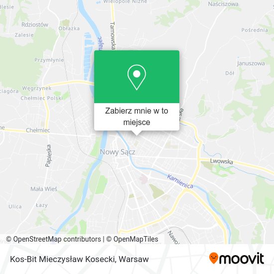 Mapa Kos-Bit Mieczysław Kosecki