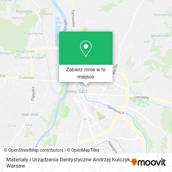 Mapa Materiały i Urządzenia Dentystyczne Andrzej Kulczyk