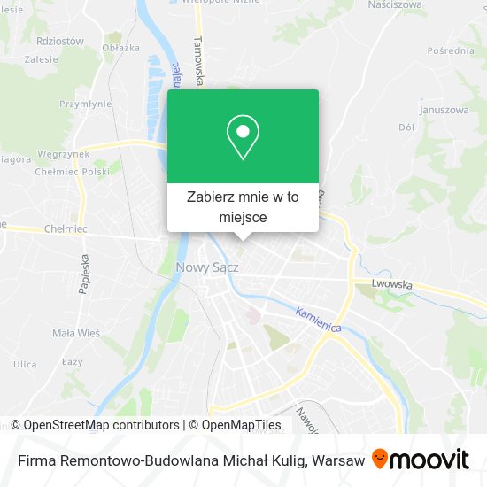 Mapa Firma Remontowo-Budowlana Michał Kulig