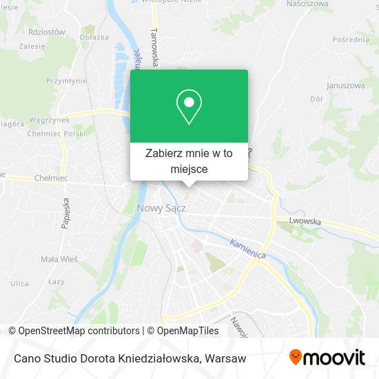 Mapa Cano Studio Dorota Kniedziałowska