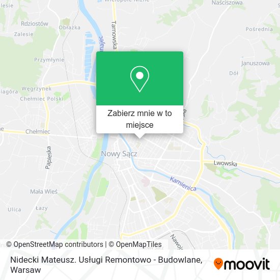 Mapa Nidecki Mateusz. Usługi Remontowo - Budowlane