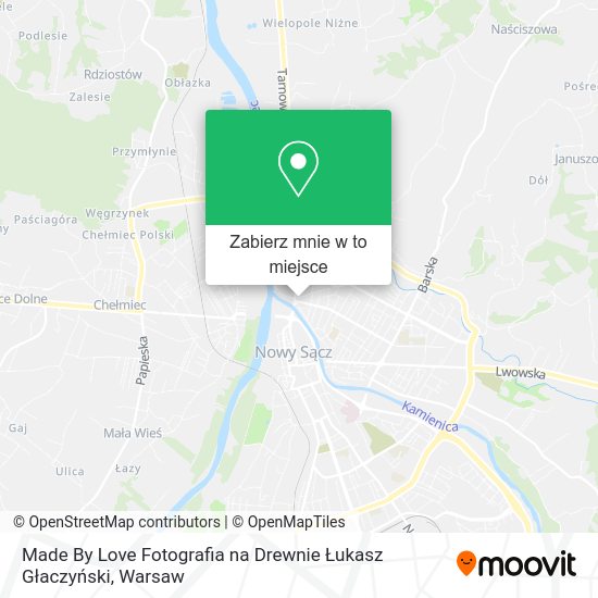 Mapa Made By Love Fotografia na Drewnie Łukasz Głaczyński