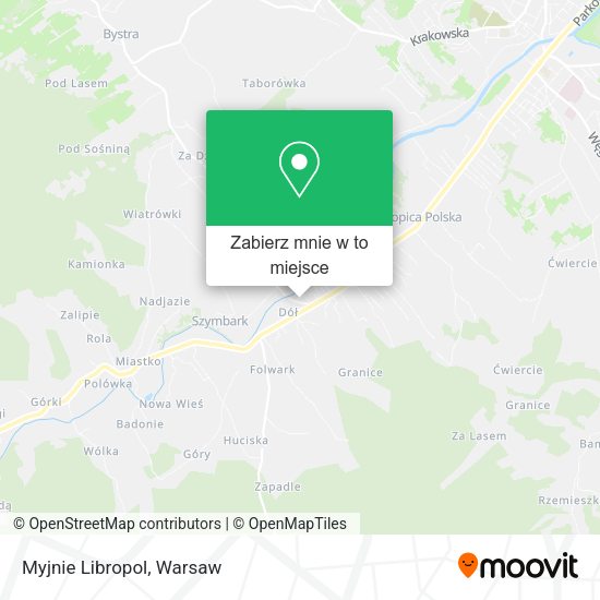 Mapa Myjnie Libropol