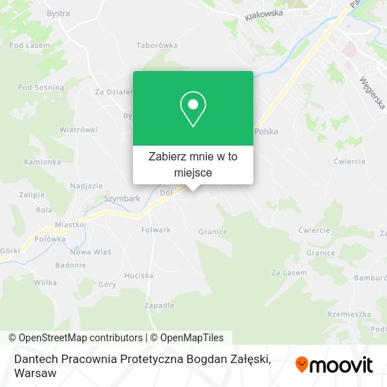 Mapa Dantech Pracownia Protetyczna Bogdan Załęski