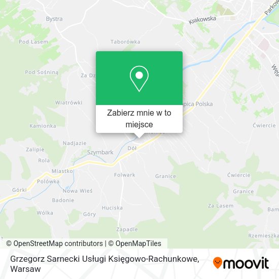 Mapa Grzegorz Sarnecki Usługi Księgowo-Rachunkowe