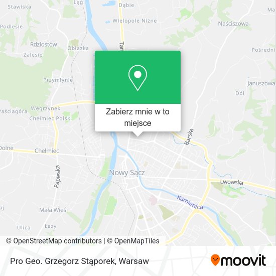 Mapa Pro Geo. Grzegorz Stąporek