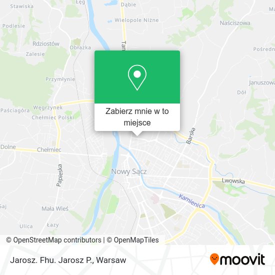 Mapa Jarosz. Fhu. Jarosz P.