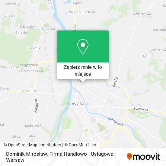 Mapa Dominik Mirosław. Firma Handlowo - Usługowa