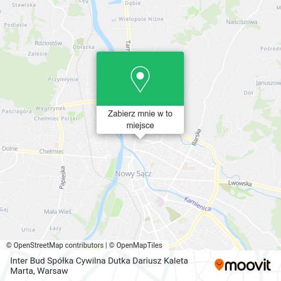 Mapa Inter Bud Spółka Cywilna Dutka Dariusz Kaleta Marta