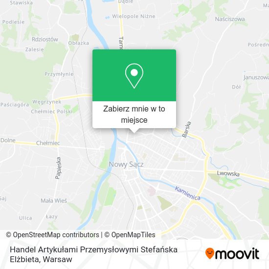 Mapa Handel Artykułami Przemysłowymi Stefańska Elżbieta