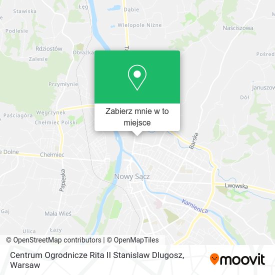 Mapa Centrum Ogrodnicze Rita II Stanislaw Dlugosz