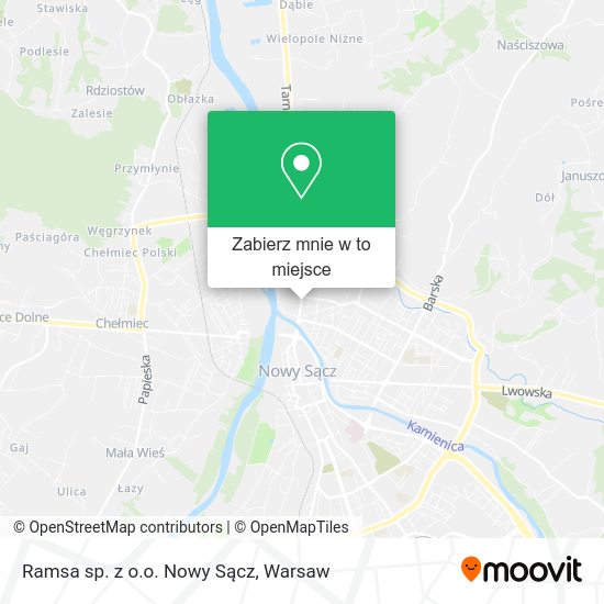 Mapa Ramsa sp. z o.o. Nowy Sącz