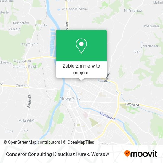 Mapa Conqeror Consulting Klaudiusz Kurek