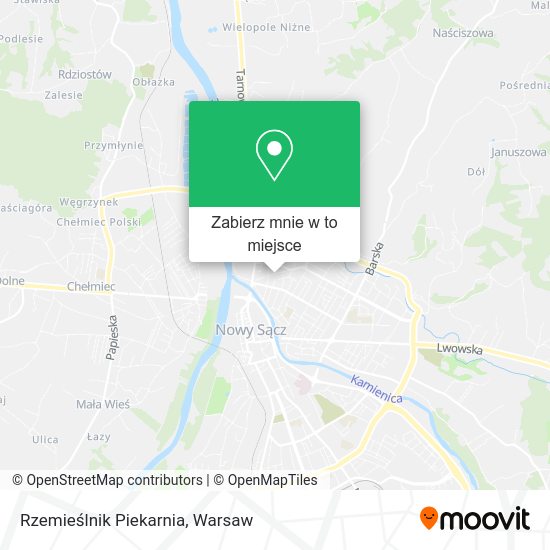 Mapa Rzemieślnik Piekarnia