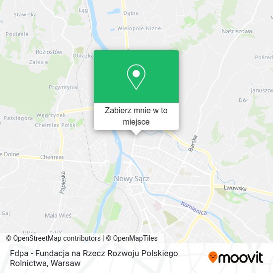 Mapa Fdpa - Fundacja na Rzecz Rozwoju Polskiego Rolnictwa