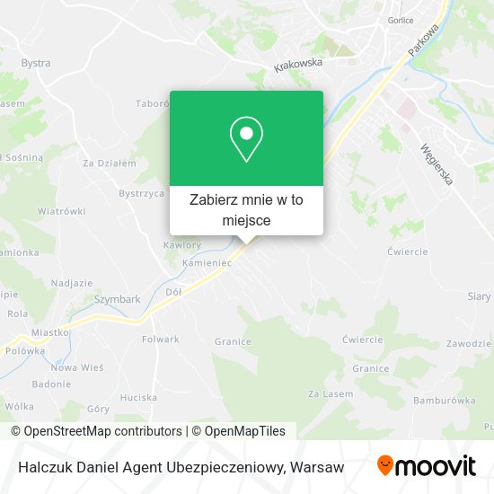 Mapa Halczuk Daniel Agent Ubezpieczeniowy