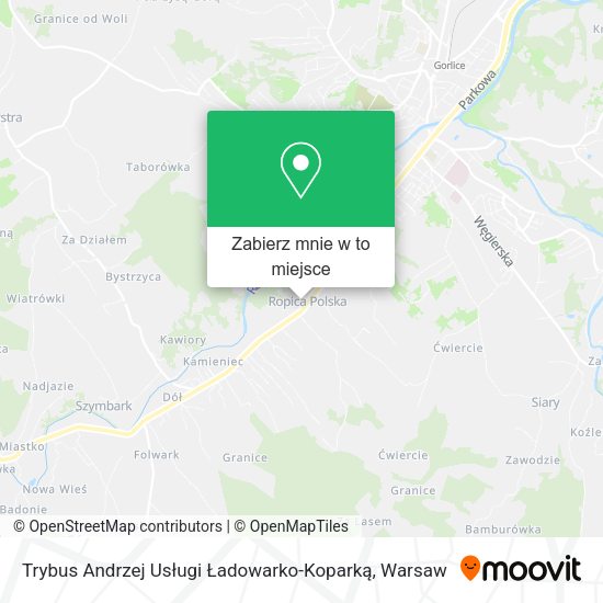 Mapa Trybus Andrzej Usługi Ładowarko-Koparką