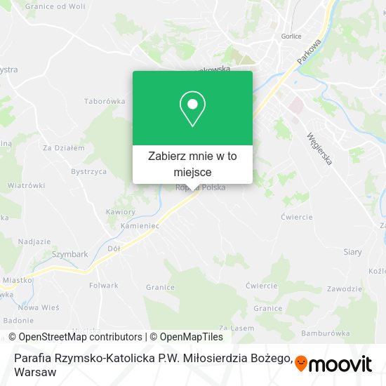 Mapa Parafia Rzymsko-Katolicka P.W. Miłosierdzia Bożego