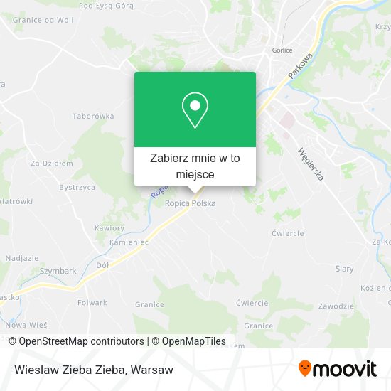 Mapa Wieslaw Zieba Zieba