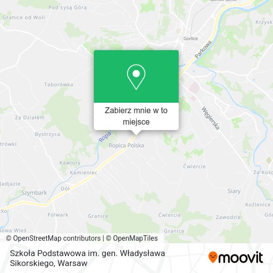 Mapa Szkoła Podstawowa im. gen. Władysława Sikorskiego