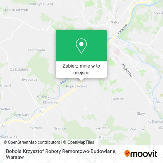 Mapa Bobola Krzysztof Roboty Remontowo-Budowlane