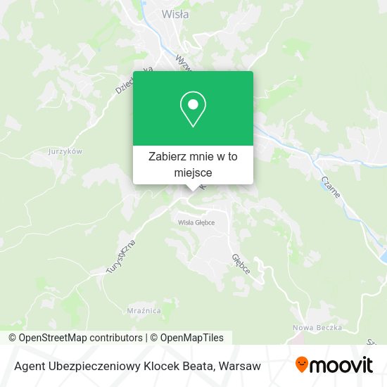 Mapa Agent Ubezpieczeniowy Klocek Beata