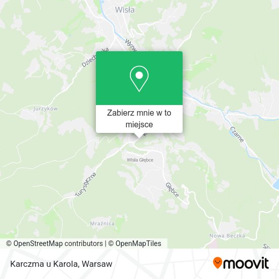 Mapa Karczma u Karola