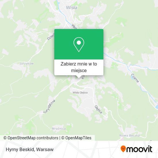 Mapa Hyrny Beskid