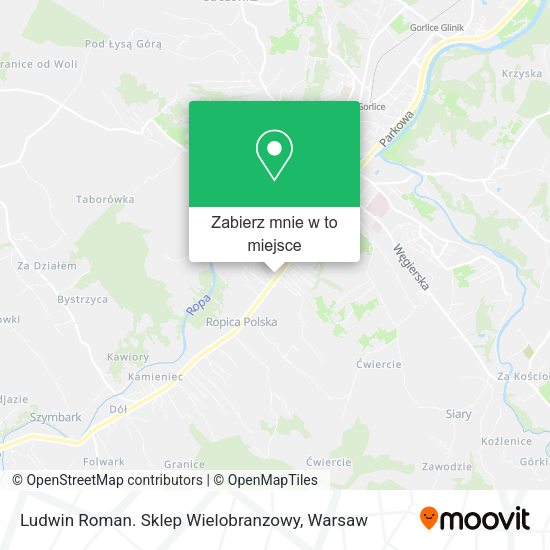 Mapa Ludwin Roman. Sklep Wielobranzowy