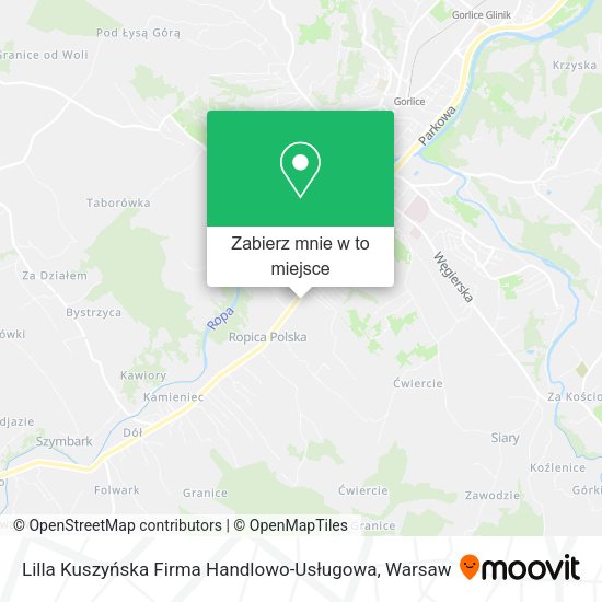 Mapa Lilla Kuszyńska Firma Handlowo-Usługowa