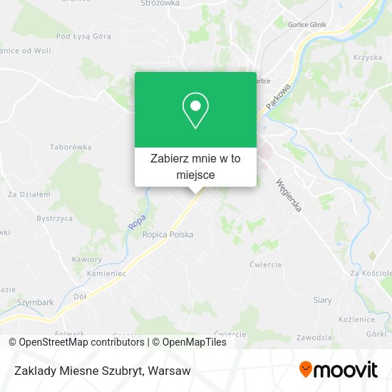 Mapa Zaklady Miesne Szubryt