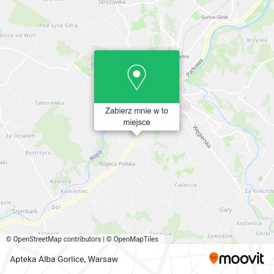 Mapa Apteka Alba Gorlice