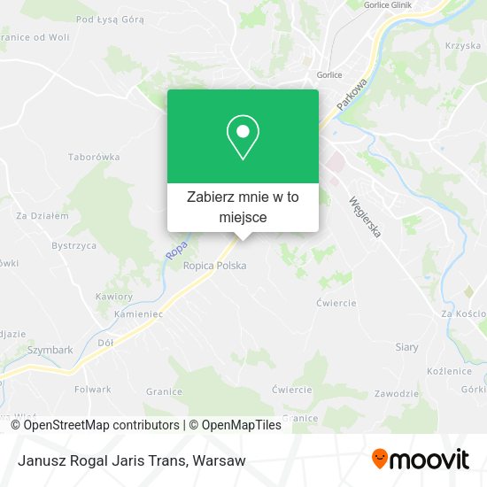 Mapa Janusz Rogal Jaris Trans