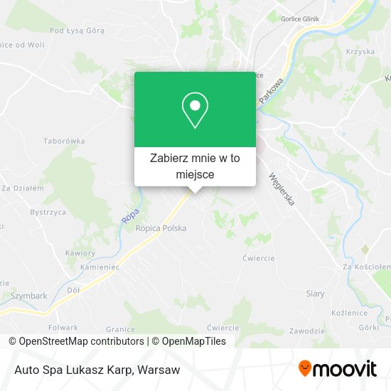 Mapa Auto Spa Lukasz Karp