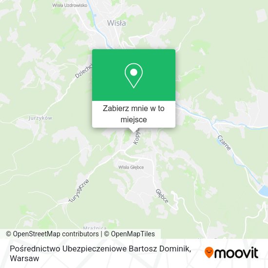 Mapa Pośrednictwo Ubezpieczeniowe Bartosz Dominik