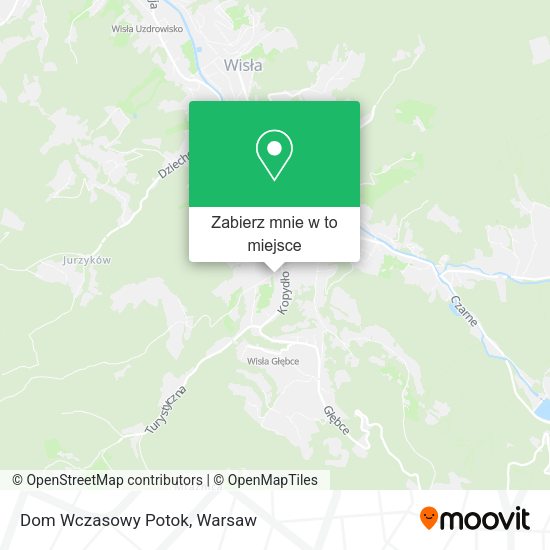 Mapa Dom Wczasowy Potok