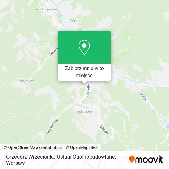 Mapa Grzegorz Wrzecionko Usługi Ogólnobudowlane