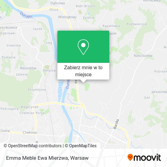 Mapa Emma Meble Ewa Mierzwa