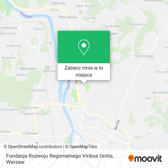 Mapa Fundacja Rozwoju Regionalnego Viribus Unitis