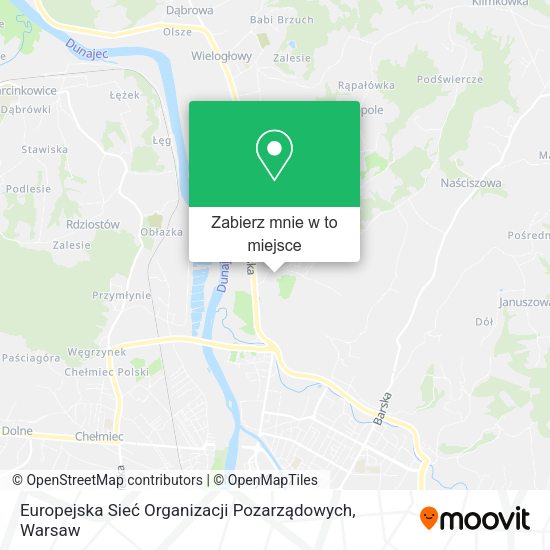 Mapa Europejska Sieć Organizacji Pozarządowych