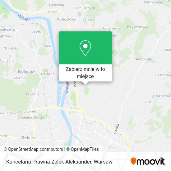 Mapa Kancelaria Prawna Zelek Aleksander