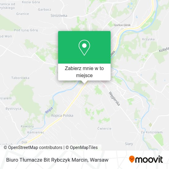 Mapa Biuro Tłumacze Bit Rybczyk Marcin