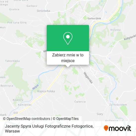 Mapa Jacenty Spyra Usługi Fotograficzne Fotogorlice