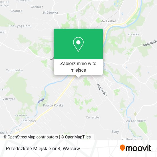 Mapa Przedszkole Miejskie nr 4