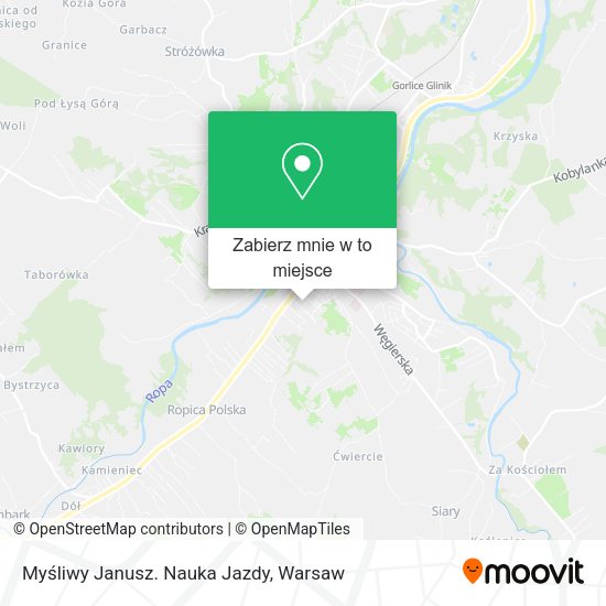 Mapa Myśliwy Janusz. Nauka Jazdy