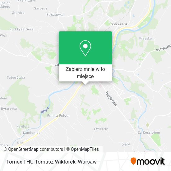 Mapa Tomex FHU Tomasz Wiktorek