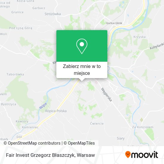 Mapa Fair Invest Grzegorz Błaszczyk