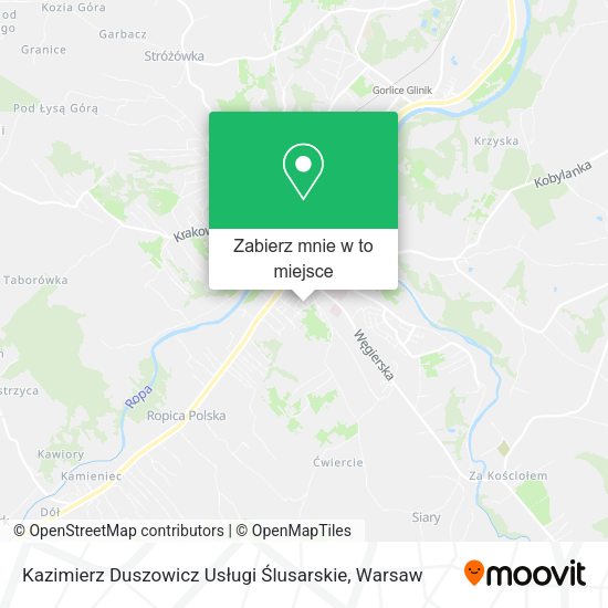 Mapa Kazimierz Duszowicz Usługi Ślusarskie