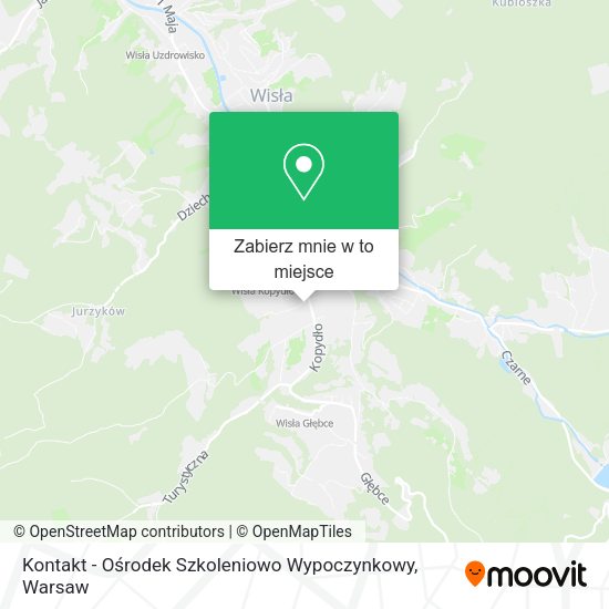 Mapa Kontakt - Ośrodek Szkoleniowo Wypoczynkowy