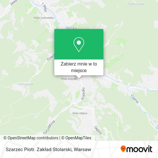 Mapa Szarzec Piotr. Zakład Stolarski